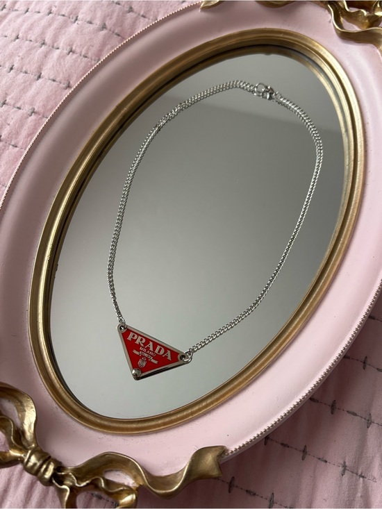 Prada Jewelry - PRADA Repurposed Pendant Necklace in Silver